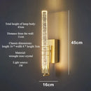 LED Crystal Wall Lamp Elegant Modern Foyer Lighting Fixture by Ljojo - SANDYHA Inspired