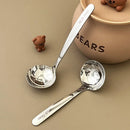 Ljojo Long Handle Stainless Steel Soup Spoon, Thickened & Dishwasher Safe
