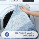 Ljojo Luxury U-Shape Bathroom Rug: Soft, Absorbent, Non-Slip Plush Shower Mat