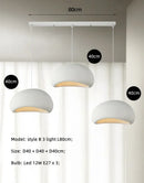 Ljojo Modern Nordic Brim Resin LED Pendant Light Chandelier for Home Decor