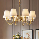 Ljojo Medieval Copper Chandelier Retro Dining Room Luxury Hanging Lamp