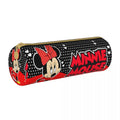 Ljojo Mickey Minnie Leather Pencil Case: Big Capacity School Supplies Pen Box