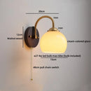 Ljojo LED Glass Wall Lamp for Kitchen, Bathroom & Stair Lighting