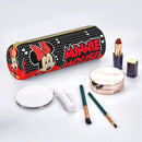 Ljojo Mickey Minnie Leather Pencil Case: Big Capacity School Supplies Pen Box