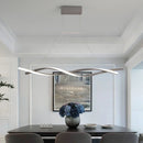 Ljojo Modern Led Pendant Lamp Dimmable Black Gold Chandelier for Dining Living Bedroom