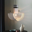 Ljojo Modern Art Iron Ceiling Chandelier Kitchen Bedside Lamp White Black Decor