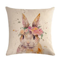 Animal Print Linen Pillowcase by Ljojo - Home Decor Cushion Cover