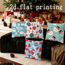 Christmas-themed Pillow Covers by Ljojo - Perfect for Sofa, Bedroom, Car, Rectangular Cushion