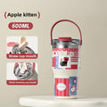 Ljojo 304 Stainless Steel Vacuum Insulated Straw Cup - Large Portable Thermos