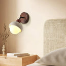 Ljojo LED Wall Lamp Yellow Travertine White Glass Living Room Bathroom Mirror Light