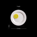 Ljojo Melamine Steak Trays Round Dinner Plates Dining Sets Hotel Househould