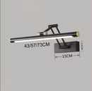 Ljojo LED Wall Lights - Mirror Headlights Foldable Adjustable Washbasin Shower Shaped Lighting Cabinets