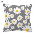 Flower Letter Print Cushion Cover for Stylish Home Decor by Ljojo