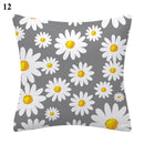 Flower Letter Print Cushion Cover for Stylish Home Decor by Ljojo