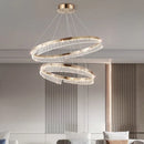 LED Pendant Light Golden Chandelier for Bedroom Living Room Hotel - Stylish Art Decor by Ljojo