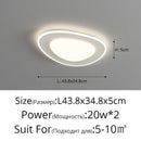 LED Ceiling Light Modern Circle Cream Acrylic Chandelier Lamp for Living Room by Ljojo