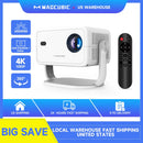 Ljojo™ Magcubic 4K Projector 650ANSI Auto Focus Android11 BT5.2 WIFI6 360° Home Cinema