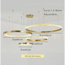 Modern Led Chandelier Pendant Light for Living Room, Ljojo Acrylic Indoor Lighting Fixture.