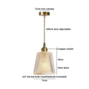 Ljojo Luxury Ceramic LED Pendant Lamp in Antique Brass Iron Finish