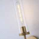 American Style Wall Light Copper Clear Glass Bedroom Parlor Aisle Sconce E27 by Ljojo