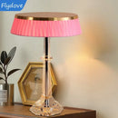 Ljojo LED Crystal Table Lamp for Home Decor in Bedroom or Living Room