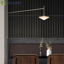 Modern Minimalist Black Swing Arm LED Wall Lamps for Home Decoration by Ljojo