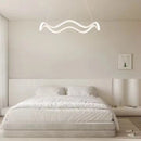 LED Chandelier: Wavy Ring Nordic Style Lighting by Ljojo