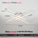 Modern Black Ceiling Lamp Nordic Long Strip Living Room Bedroom Restaurant Home Decoration Indoor Lighting by Ljojo