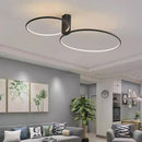 Modern Round LED Ceiling Light for Bedroom Living Room Dining Room by Ljojo