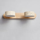 Japanese Wabi Sabi LED Wall Light for Bathroom Decor by Ljojo - New Round Design