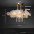 Modern Glass LED Pendant Light Chandelier Designer Hanging Lamp Home Decor Ljojo Factory Outlet
