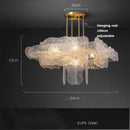 Modern Glass LED Pendant Light Chandelier Designer Hanging Lamp Home Decor Ljojo Factory Outlet