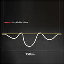 Ljojo Long Hose Led Chandelier Modern Dining Table Kitchen Nordic Pendant Lamp Fixture
