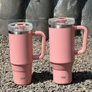Ljojo 40oz Tumbler Cup Stainless Steel Insulated Coffee Mug with Straw