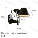 Italian Designer Desk Lamp: Modern Folding Long Arm Reading Light by Ljojo