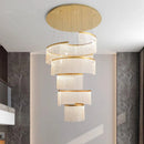Ljojo Light Luxury Staircase Pendant Lights for Modern Home and Living Room