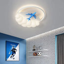 Children's Room Ceiling Light: Modern Airplane Bedroom Lamp by Ljojo
