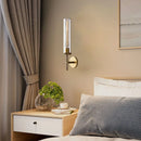 American Style Wall Light Copper Clear Glass Bedroom Parlor Aisle Sconce E27 by Ljojo
