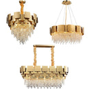 Ljojo Luxury Crystal Chandelier for Modern Living Room and Bedroom Lighting