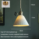 Ceramic Pendant Light Translucent White Retro Chinese Style for Restaurant & Bar by Ljojo