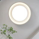 Modern Round Metal LED Ceiling Light Chandelier for Living Room by Ljojo