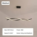 Modern LED Chandelier Hanging Light | Minimalist Home Decor Pendant Lamps by Ljojo