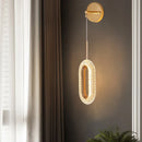 LED Crystal Wall Lamp 12W - Luxurious Ellipse Design for Corridor, Bedroom, Balcony | Ljojo
