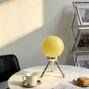 Bauhaus Round Ball Table Lamp American Postmodern Ins Style Girls Kids Bedroom Ambient Decor Lamp by Ljojo