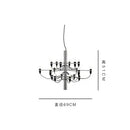 Ljojo™ Summer Fruit Chandelier Pendant Light - Elegant Living Room Suspension Lamp