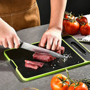 Ljojo 4-in-1 Aluminum Chopping Board with Knife Sharpener & Garlic Grinder