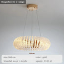 Ljojo Modern Acrylic Chandeliers LED Pendant Lights for Living Dining Room