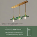 Ljojo Elegant LED Glass Petal Chandelier - Stylish Nordic Retro Lighting