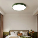 LED Ceiling Lamp Retro Red Edge Round for Bedroom Living Room Kitchen by Ljojo