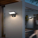18W Outdoor Wall Lamp Waterproof Garden Light by Ljojo - Rotatable Motion Sensor Night Light